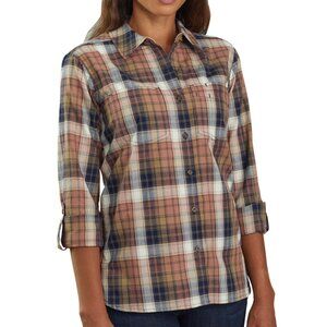 Carhartt Women's Fairview Plaid Shirt - Small Brown